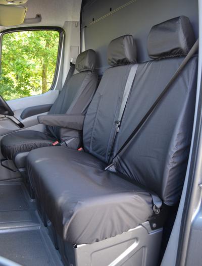 Mercedes Benz Sprinter 2006 2018 Heavy Duty Seat Covers Direct Auto Parts - Mercedes Sprinter Van Leather Seat Covers